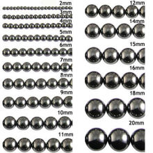 Wholesale 3mm Black Hematite Round Beads 16" * 10Strands/lot semi precious stone Loose Beads